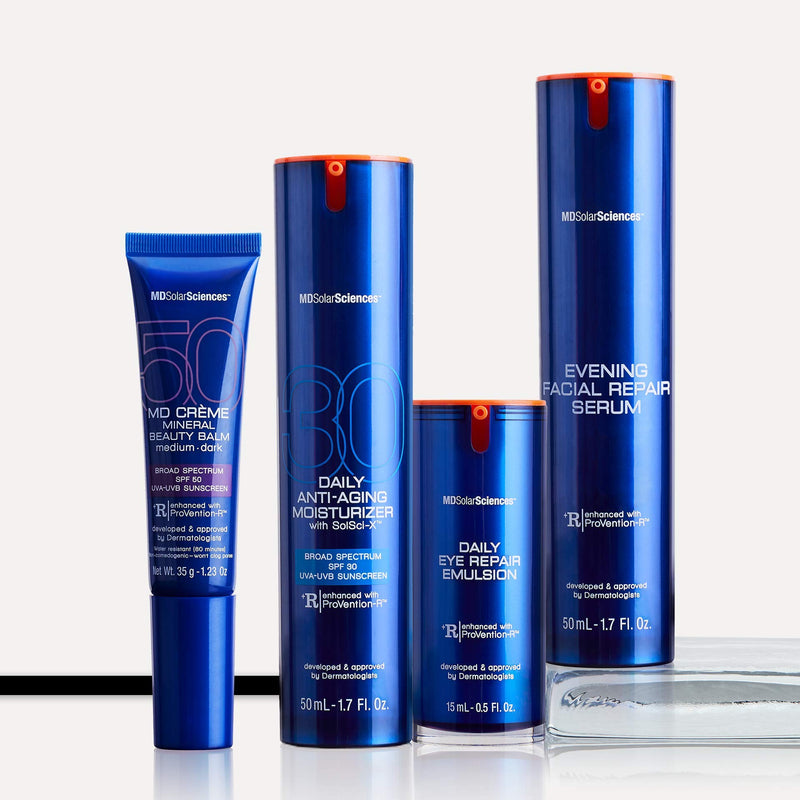 MDSolarSciences Daily Eye Repair Emulsion Collagen Peptides + Antioxidants Help Repair Soothe and Restore Skin's Firmness Elasticity, 0.5 Fl Oz MDSolarSciences