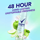 Degree Antiperspirant Spray Deodorant for women Apple & Gardenia 48-Hour Protection 3.8 oz 3 Count DEGREE