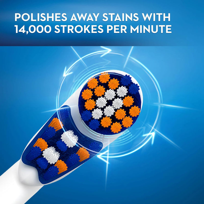 Oral B CrossAction Power Whitening Replacement Head-2 ct, 2 pk - Infinity Warehouse