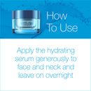 Neutrogena Hydro Boost Purified Hyaluronic Acid Pressed Night Serum, Facial Serum with Antioxidants & Hyaluronic Acid for Dry Skin, Oil-Free & Non-Comedogenic, 1.7 oz Neutrogena