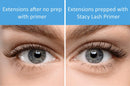 Lightning Speed Eyelash Extensions Glue – Stacy Lash 5ml + 40ml Primer/ 0.3 Sec Drying time/Retention – 6-8 Weeks/ Lowest Fumes/ Maximum Bonding Power/ Professional Use Only/Black Adhesive STACY LASH