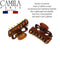 Camila Paris CP2628/2 French Hair Clips for Women, Set of 2 Small 1 inch Girls Hair Claw Clips Jaw Fashion Durable and Styling Hair Accessories for Women, Made in France with Cellulose Camila