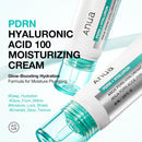 ANUA PDRN Hyaluronic Acid 100 Moisturizing Cream, Lightweight Hydrating Moisturizer with Salmon PDRN, Hyaluronic acid, Collagen for Glass Skin, Korean Skin Care (60ml / 2.02 fl. oz) Infinity Warehouse