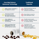 Core Med Science Liposomal Glutathione Supplement - (500mg, 60 Softgels) - High-Absorption Glutathione for Antioxidant & Liver Detox Support with Pure Reduced Setria - Daily Use for Immune Function Infinity Warehouse