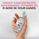 Niacinamide 12% Plus Zinc 2% Serum for Face - Skin Balancing Pore Reducing Face Serum for Combination and Oily Skin, Minimizes Large Pores 1oz Hollywood Skincare