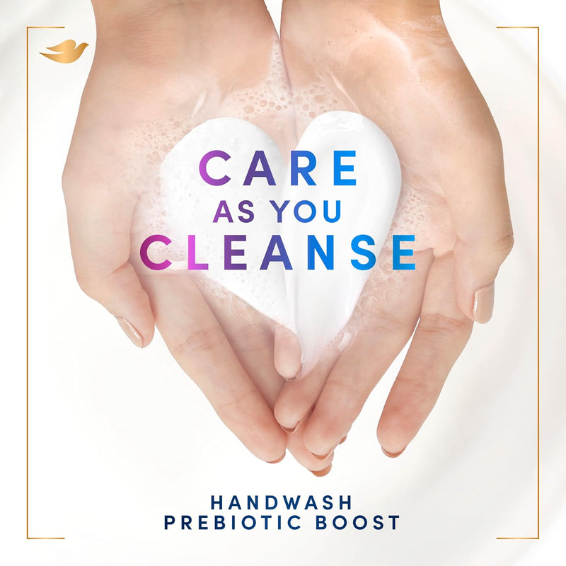 Dove Prebiotic Boost Hand Wash Dryness Remedy 4 Count for Lasting Softness, with Acai & Peptides, 12 oz Infinity Warehouse