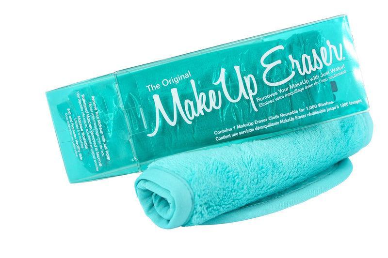 The Original MakeUp Eraser, Erase All Makeup With Just Water, Including Waterproof Mascara, Eyeliner, Foundation, Lipstick, and More (Fresh Turquoise) Makeup Eraser
