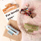Magicsky 4PCS Hair Claw Clips, Acrylic Hair Banana Barrettes,Celluloid French Butterfly Jaw Clips,Tortoise Shell Grip Pin Teeth Clamp-Leopard print Stylish Hair Accessories for Women Girls,Long Motley Magicsky
