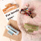 Magicsky 4PCS Hair Claw Clips, Acrylic Hair Banana Barrettes,Celluloid French Butterfly Jaw Clips,Tortoise Shell Grip Pin Teeth Clamp-Leopard print Stylish Hair Accessories for Women Girls,Long Motley Magicsky