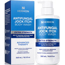 Hermon Antifungal Body Wash for Jock Itch: Tea Tree oil Body Wash for Jock Itch, Ringworm, Back Acne, Athlete's Foot, Tinea - Medicated Soap for Men and Women Infinity Warehouse