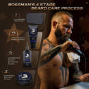 Bossman Fortify Intense Conditioner - Moisturize Replenish and Protect your beard - Thicker Formula - Natural Ingredients - Made in USA (Royal Oud Scent) Bossman