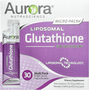 Aurora Nutrascience Micro-Pack Liposomal Glutathione - 500 mg Liquid Supplement, Antioxidant Support for Men & Women, Sugar Free, Non-GMO, Liposomal Glutathione Packets - 30 Single Serve Packets Infinity Warehouse
