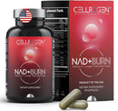 NAD Burn NAD Supplement Nicotinamide Adenine Wellness Formula, Help Restore NAD Levels, Support Metabolism Cellular Energy, NAD Supplement for Men & Women Non-GMO Gluten-Free 60 Capsules Infinity Warehouse