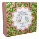 Mosaic All Natural Soaps w/ Organic Ingredients, Shampoo Bar Soap, Vegan Soap, Cold Pressed, Hand Soap, Body Soap Bars for Men and Women, Moisturizing, Soap Bar Gift Set 4.0 oz (PREMIUM 1) AnatoliaDaphne