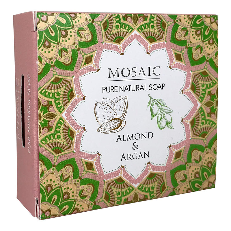Mosaic All Natural Soaps w/ Organic Ingredients, Shampoo Bar Soap, Vegan Soap, Cold Pressed, Hand Soap, Body Soap Bars for Men and Women, Moisturizing, Soap Bar Gift Set 4.0 oz (PREMIUM 1) AnatoliaDaphne