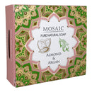 Mosaic All Natural Soaps w/Organic Ingredients, Shampoo Bar Soap, Vegan Soap, Cold Pressed, Hand Soap, Body Soap Bars for Men and Women, Moisturizing, Soap Bar Gift Set 4.0 oz (PREMIUM 1) AnatoliaDaphne