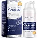 100% Silicone Scar Gel 2 Pack: 2 x 1.06oz Tubes for Surgical Scars, C-Section, Acne, Keloids, Burns, Stretch Marks – Advanced Scar Treatment for Old & New Scars Infinity Warehouse