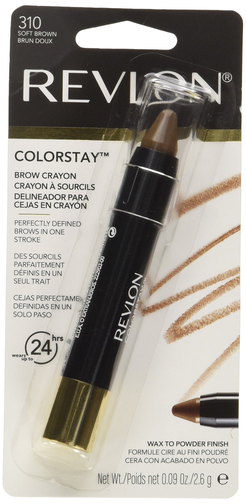 Revlon ColorStay Brow Crayon, Soft Brown REVLON
