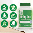 Health Thru Nutrition Ubiquinol 300mg 120 Softgels as Kaneka QH Reduced CoQ-10 | Stabilized - 3rd Party Tested | Enhanced Bioavailability | Cardiovascular & Mitochondria Function Support | Non-GMO Infinity Warehouse