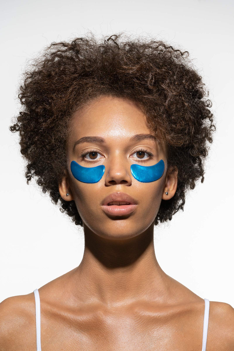 Acure Seriously Soothing Under Eye Hydrogels, 100% Vegan, For Dry to Sensitive Skin, Blue Tansy & Arnica - Soothes & Minimizes Dark Circles, Two Single Use, 0.24 Fl Oz Acure