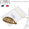 Camila Paris CP1040 5.5 inch French Banana Clip Hair Comb Classic Girls Updo Flexible Ponytail Holder Interlocking Banana Combs, Fashion Durable Styling Hair Accessories for Women, Made in France Camila