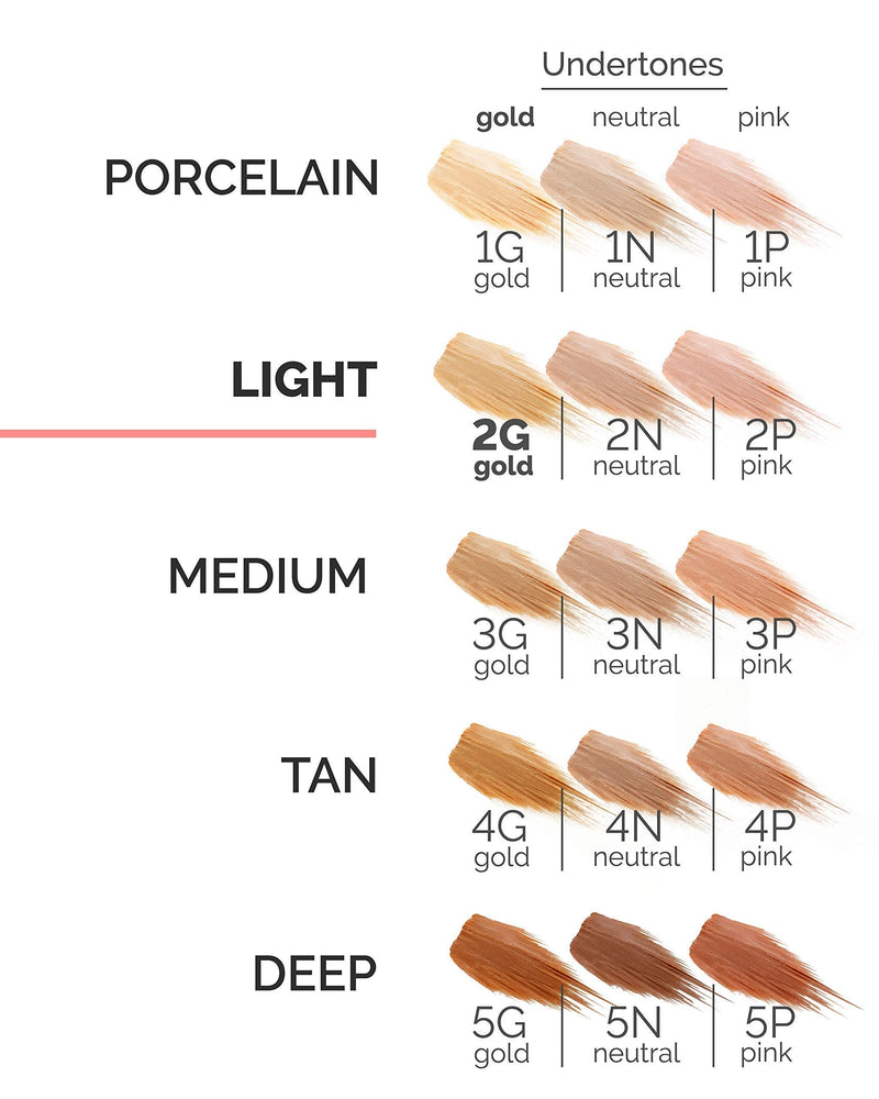 Veil Cosmetics Complexion Concealer & Foundation Bundle (2G) Veil Cosmetics