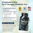 HPN NAD+ Booster – Nicotinamide Riboside Alternative (NAD3) for Men & Women | Anti Aging NRF2 Activator, 312 mg per Serving – Natural Energy Supplement for Longevity & Cellular Health, 30 Veggie Pills Infinity Warehouse