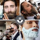 Beard Growth Kit For Men, Unique Beard Care with 100% Natural Beard Oil, Beard Balm, Beard Shampoo Wash Beard Brush& Wood Beard Comb, Beard Scissors, Best Beard Gift For Dad Husband Boyfriend SZILBZ
