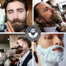 Beard Growth Kit For Men, Unique Beard Care with 100% Natural Beard Oil, Beard Balm, Beard Shampoo Wash Beard Brush& Wood Beard Comb, Beard Scissors, Best Beard Gift For Dad Husband Boyfriend SZILBZ