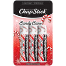ChapStick Candy Cane Peppermint Lip Balm Tube, Candy Cane Lip Balm and Lip Moisturizer for Lip Care - 0.15 Oz (Pack of 3) ChapStick