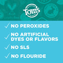 Tom’s of Maine Whiten Plus Coconut Oil Fluoride Free Toothpaste, Natural Whitening Toothpaste with Plant-Based Cleansers, Whitens Without Causing Sensitivity, Gentle Mint, 4.0 Oz (Pack of 3) Infinity Warehouse
