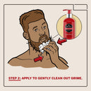 Old Spice, Beard Wash + Leave In Conditioner for Men, Beard Care & Grooming Kit, 6.8 oz + 5 oz Old Spice