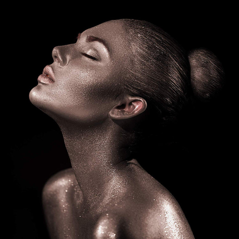 Mehron Makeup Metallic Powder (.75 oz) Bronze) Mehron