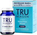 TRU NIAGEN Patented NAD+ Supplement for Anti Aging and Cell Regeneration, 300 mg Niagen, 90 Servings | Supports Cellular Energy, Brain, Muscle | Nicotinamide Riboside (NR) Take 1 Daily | 1 Bottle Infinity Warehouse