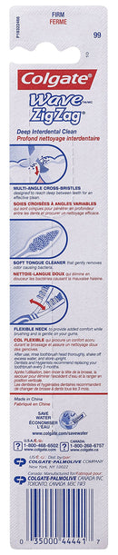 Colgate Zig Zag Deep Clean Toothbrush, Firm (Colors may vary) - (6 Pack) Colgate