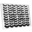 DYSILK 30 Pairs False Eyelashes 6D Fluffy Lashes Faux Mink Eyelashes Thick Fake Eyelashes Reusable Artificial Lashes of Different Styles Soft Lashes Multi-Pack - 10 Styles Mixed DYSILK