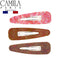 Camila Paris CP2932 French Hair Snap Clip Barrette, Hair Slides Clic Clac for Women, Styling Girls Side Slide-in Metal Snap Pin Hair Accessories for Women. Strong Hold, No Slip Grip, Made in France Camila