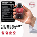 NAD Burn NAD Supplement Nicotinamide Adenine Wellness Formula, Help Restore NAD Levels, Support Metabolism Cellular Energy, NAD Supplement for Men & Women Non-GMO Gluten-Free 60 Capsules Infinity Warehouse