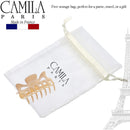 Camila Paris CP3048 French Hair Clip for Women, 3.5 inch Beige for Thick Volume Hair, Girls Hair Claw Clips Jaw, Durable Styling Hair Accessories for Women, Strong Hold No Slip Grip, Made in France Camila