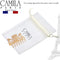 Camila Paris CP3048 French Hair Clip for Women, 3.5 inch Beige for Thick Volume Hair, Girls Hair Claw Clips Jaw, Durable Styling Hair Accessories for Women, Strong Hold No Slip Grip, Made in France Camila