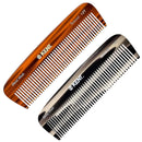 Kent 12T All Coarse Hair Detangling Comb Wide Teeth Pocket Comb for Thick Curly Wavy Hair. Hair Detangler Comb for Grooming Styling Hair, Beard and Mustache. Saw-Cut Hand Polished. Handmade in England KENT