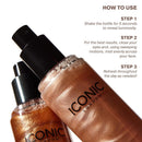 ICONIC LONDON Prep-Set-Glow | Hydrating + Setting + Glowing Spray, 3-in-1 Formula for a Dewy, Radiant Finish Infinity Warehouse