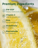 EASYDEW DW-EGF Peptide M Vita-C Toner – Revitalizing Exfoliating Hydrating Toner for Sensitive Skin with Glutathione, Vitamin C, Niacinamide and PHA - Skin Softening & Clearing Booster, 5.07 fl.oz. Infinity Warehouse