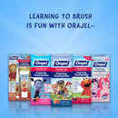 Orajel Kids Paw Patrol Fluoride-Free Training Toothpaste, Natural Fruity Fun Flavor,