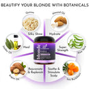 artnaturals Purple Hair Mask for Blonde, Silver & Platinum Hair - Removes Yellow Brassy Color, Repairs Dry & Bleached Hair - Deep Conditioning Treatment Hair Moisturizer - Sulfate Free (8 Oz/226g) Artnaturals