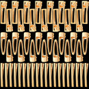 50 PCS Hair Clips for Silicone Resin Molds, LEOBRO 3 Patterns Gold Metal Hair Barrettes, for Making Acrylic Resin Hair Clips, DIY Hair Clips, Epoxy Resin Barrettes LEOBRO Store