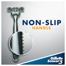 Gillette Sensor3 Smooth Shave Disposable Razor, 4 Count Gillette