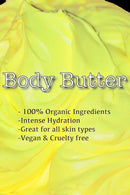 Whipped Body Butter | 100% Organic | Shea Butter | Skin Moisturizer | Natural Body Butter | Intense Hydration | For All Skin Types | Vegan and Cruelty Free | Habbie Beauty (16 oz Turmeric Restore) Habbie