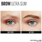 Maybelline New York Brow ultra slim defining eyebrow pencil, 0.003 Ounce 255 SOFT BROWN Maybelline New York