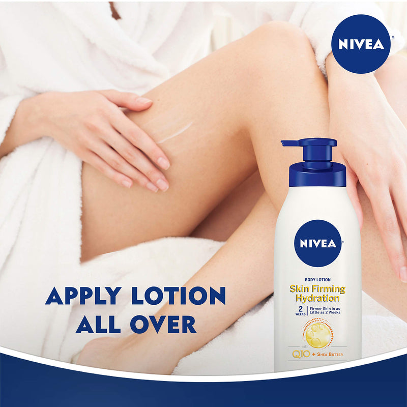 NIVEA Skin Firming Variety Pack with 16.9 Fl Oz Body Lotion and 6.7 Oz Gel-Cream NIVEA
